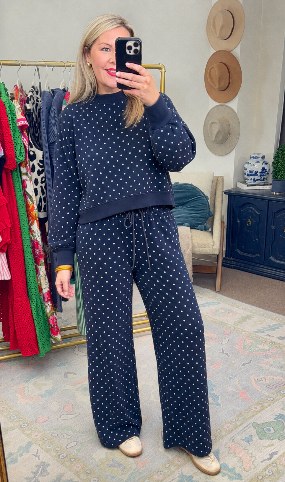 **MORE COLORS** Connect the Dots Wide Leg Lounge Set— PREORDER