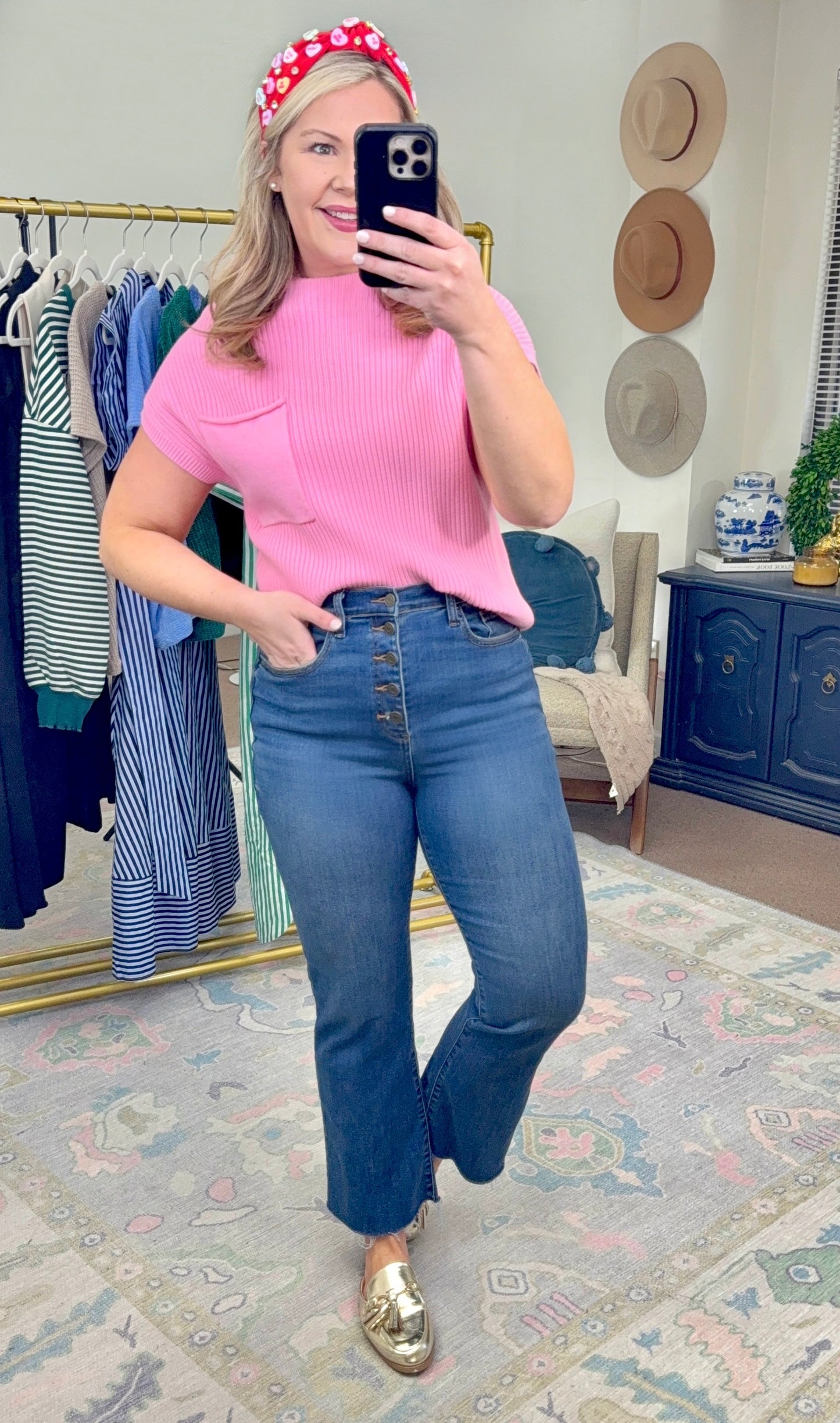 Sweet Talk Mock Neck Knit Top