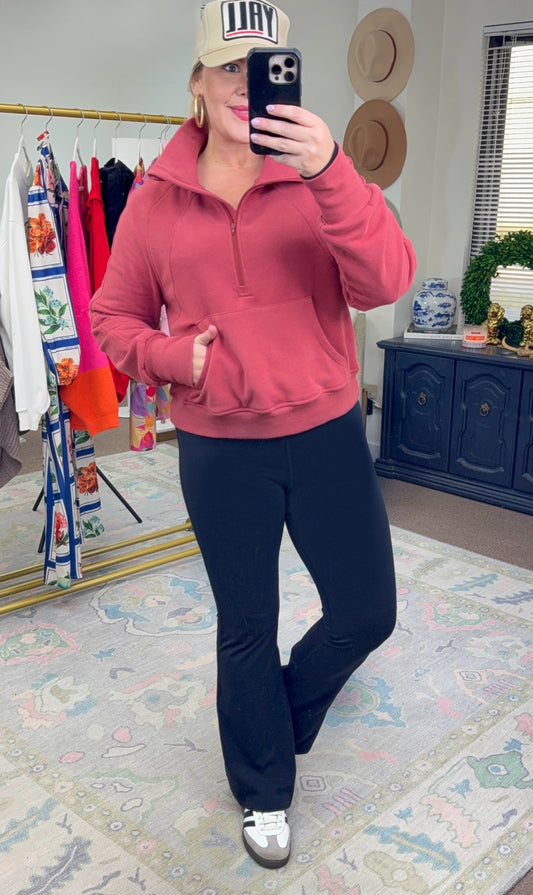 Movin And Groovin Flared Athleisure Pants