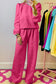 Kind Heart Textured Puff Sleeve Lounge Set