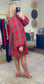 Merry Miss Tartan Tie Babydoll Dress