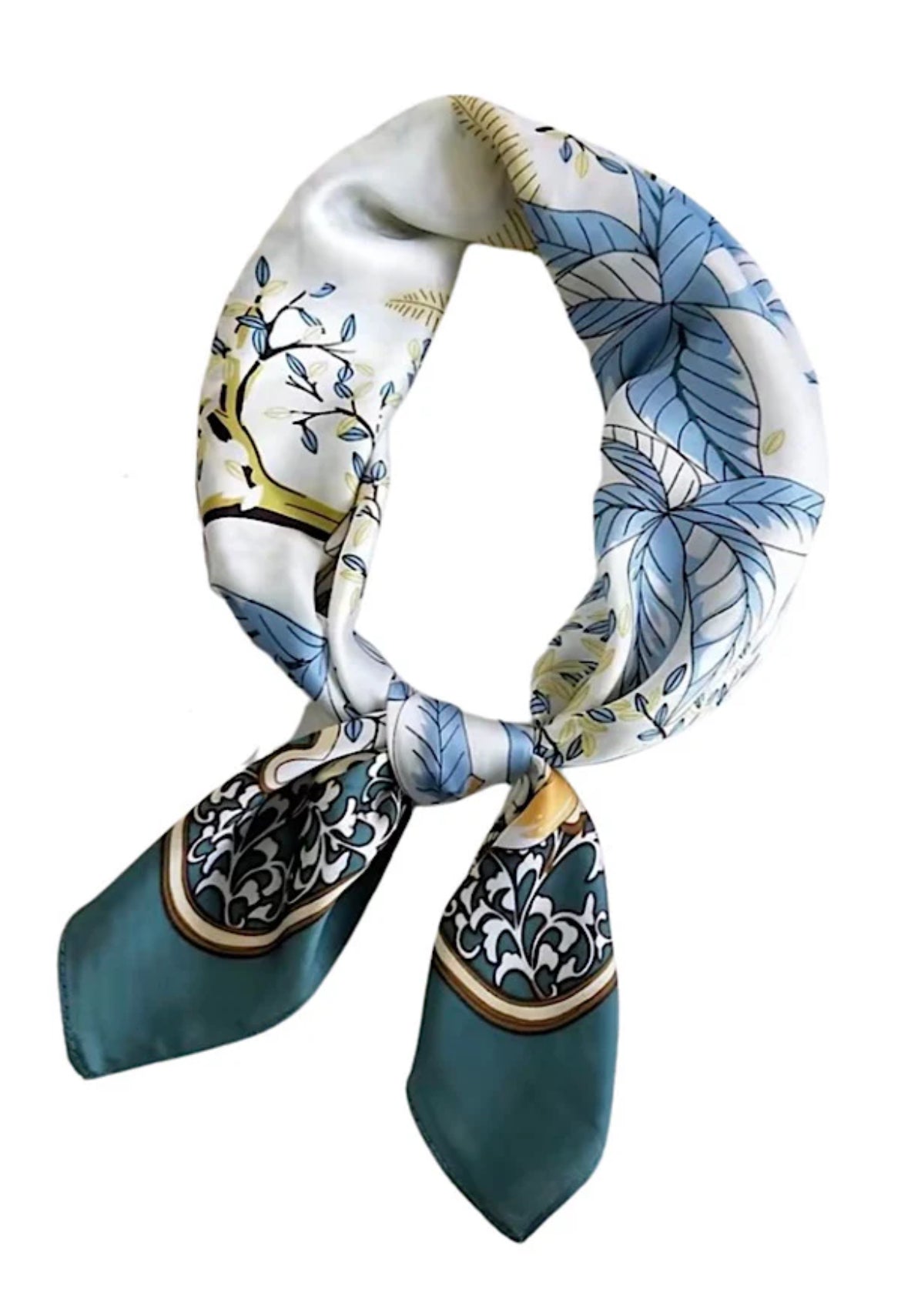 Jazz It Up Printed Silk Neck Scarf