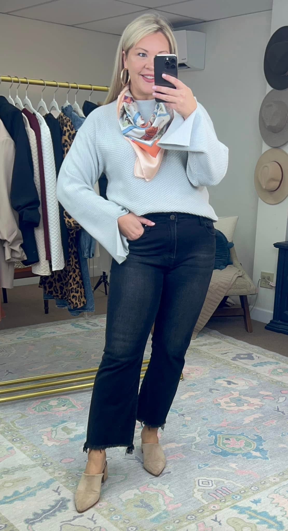 **MORE COLORS** Show Pony Print Silk Neck Scarf