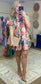Multi Abstract Print Mini Dress