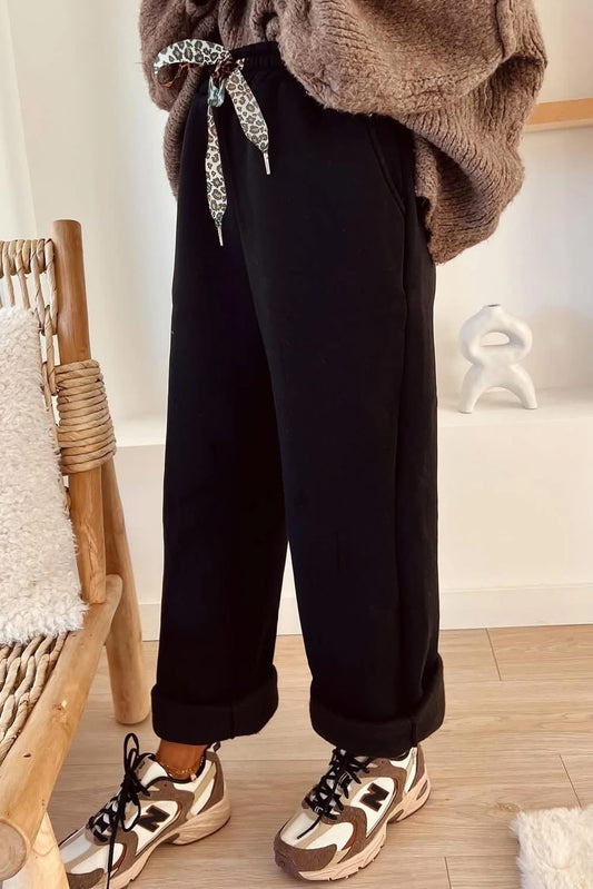Spot On Leopard Drawstring Lounge Pants