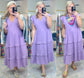 Graceful Beginnings Ruffle Midi Dress