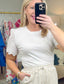 Precious Soul Scalloped Eyelet Sleeve Top
