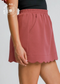 Sweetest Serve Scallop Athleisure Skirt
