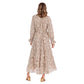 MUD PIE: Roam Free Poplin Cinch Waist Midi Dress