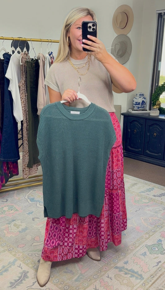 Above All Crew Neck Knit Top