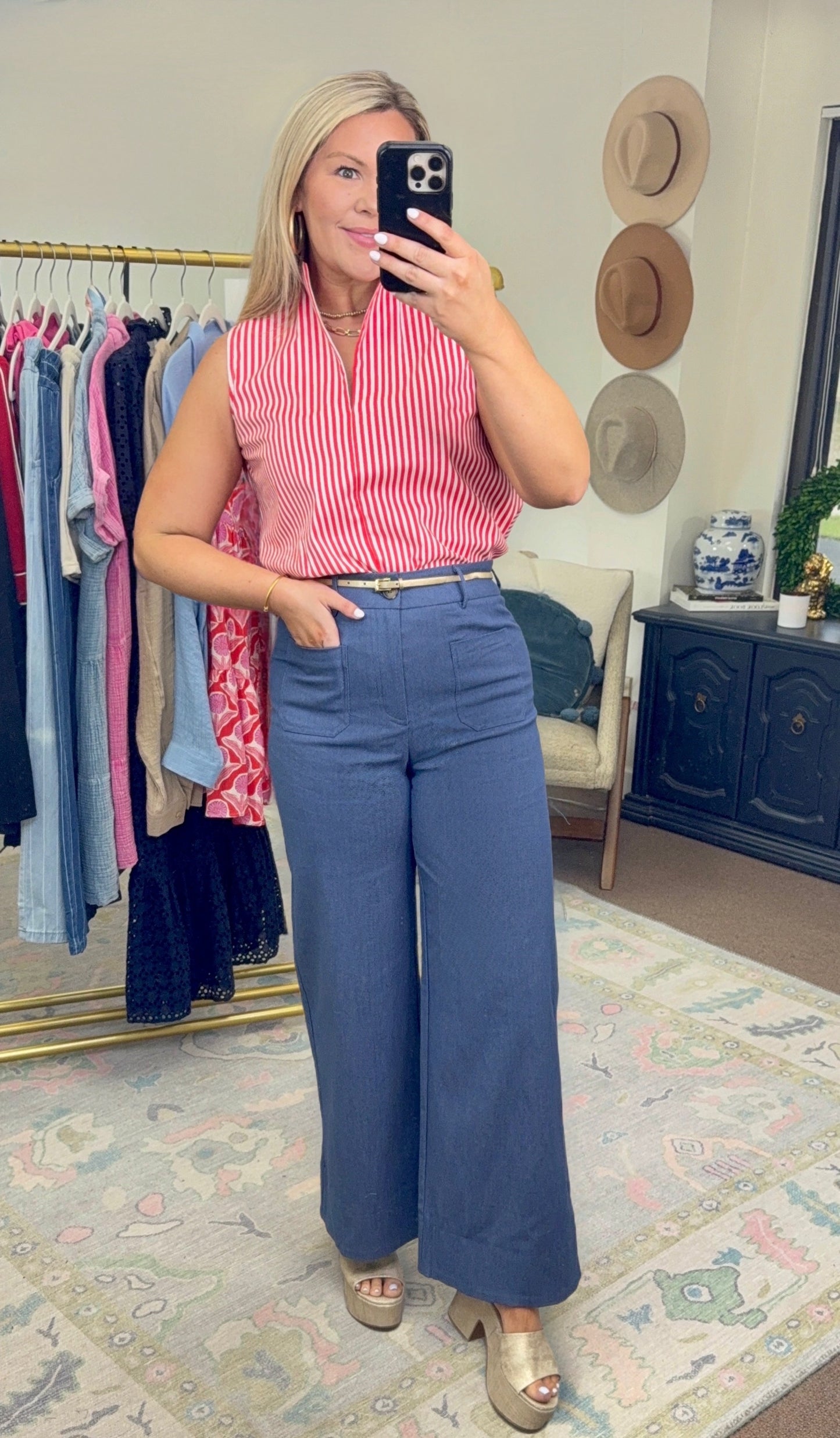 Cute in Cape Cod Stripe Blouse