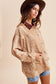 Doe & Behold Fawn Print Barn Jacket