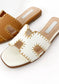 Stitch Detail H Sandals