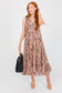 Hear Me Roar Ruffle Tiered Maxi Dress