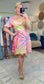 Color Your World Belted Mini Dress