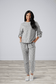 Miles Pullover Top in Gray Leopard