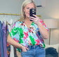 Gorgeous Getaway Bold Print Blouse