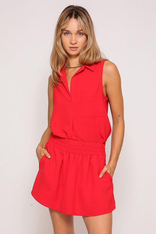 **MORE COLORS** Starts with Love Airflow Skort Set