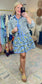 Sweet Gal Scallop Pearl Embellished Denim Jacket