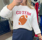 Go Team Football Knit Top
