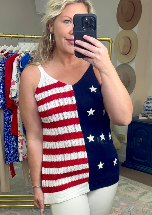 All American Girl Knit Tank