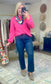 Kind Heart Textured Puff Sleeve Lounge Set