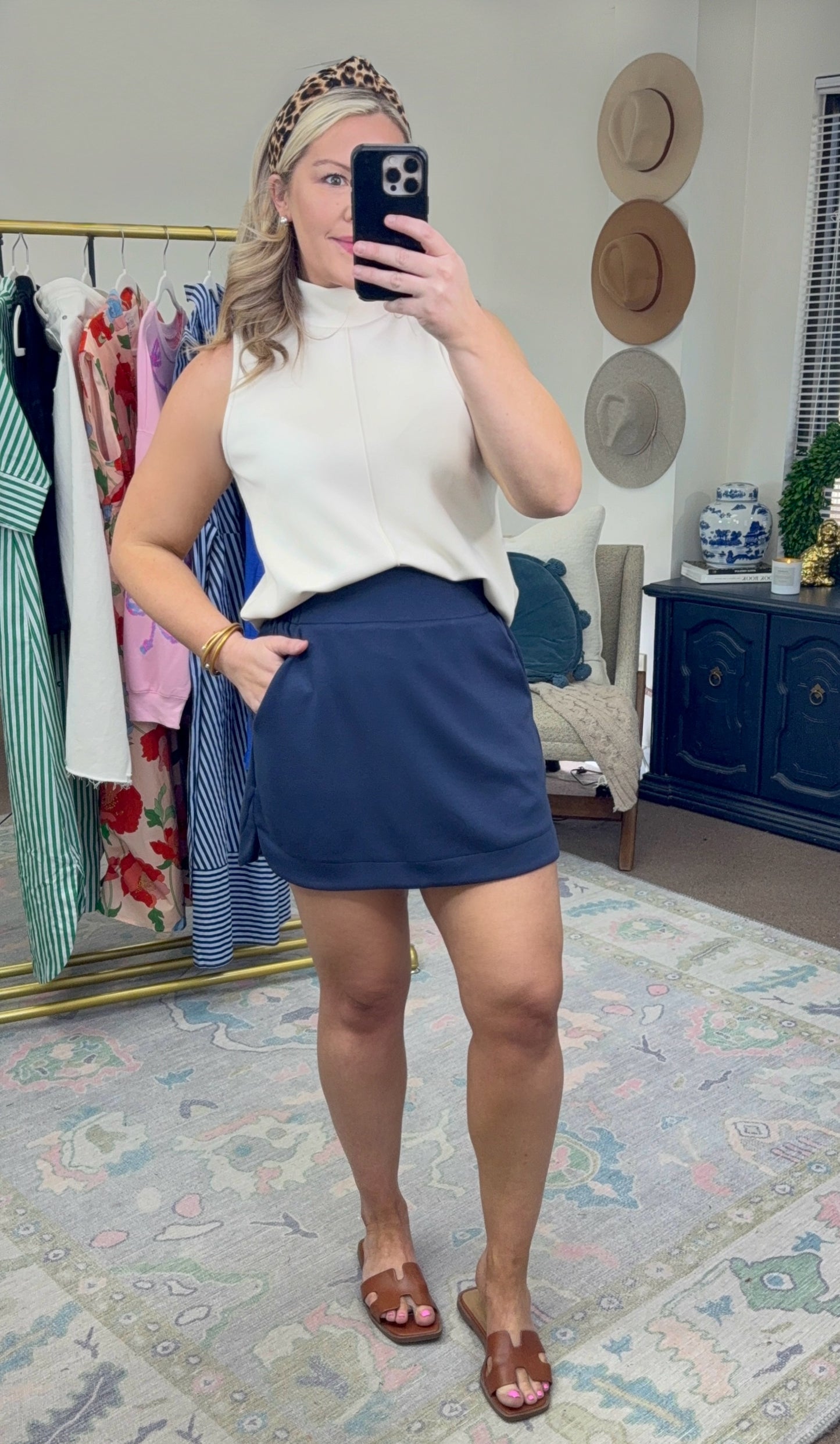 Effortless Edit Brushed Modal Scuba Top