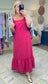 Check Yes or No Maxi Dress