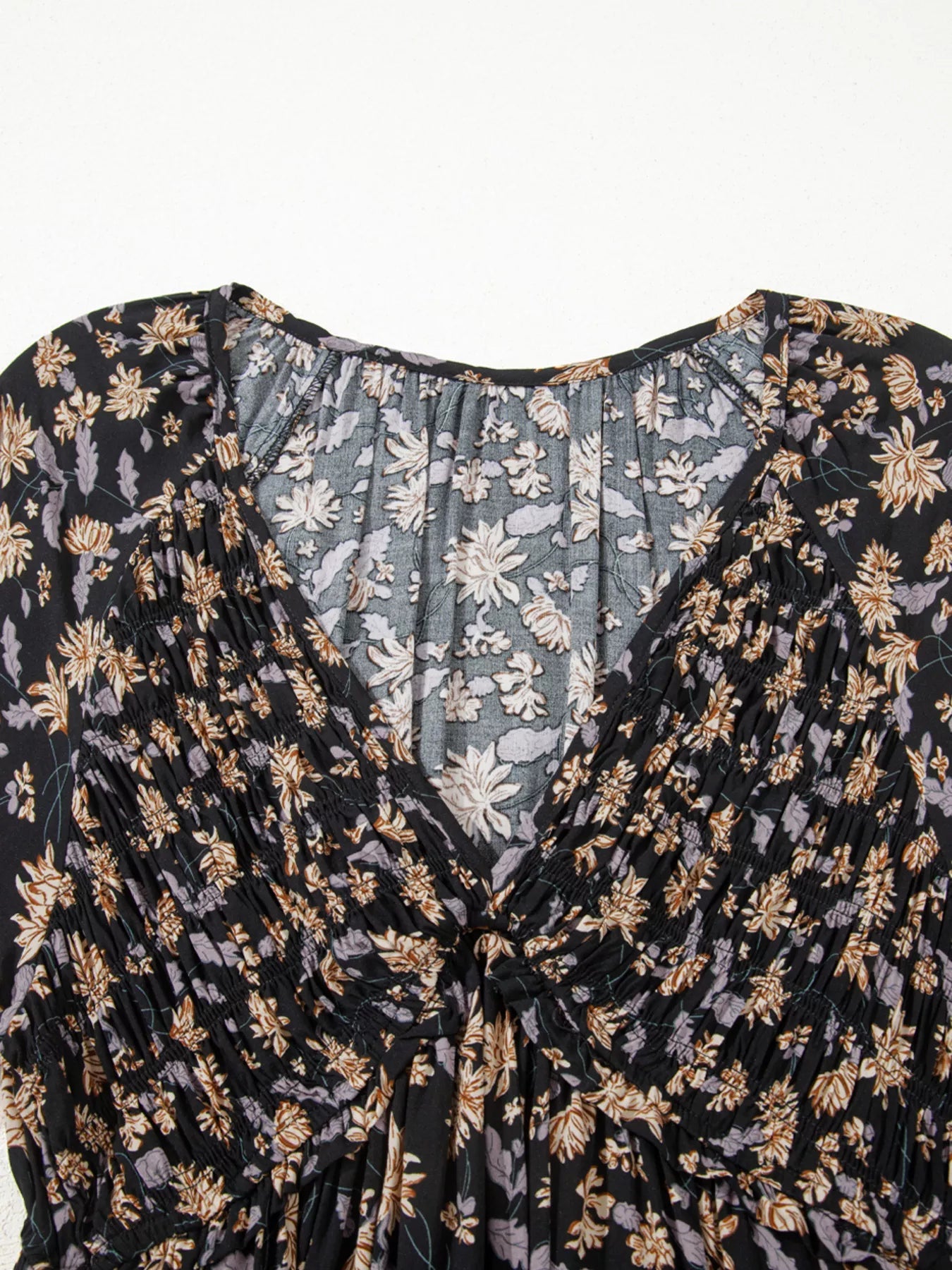 Small Town Girl Floral Print Babydoll Dress