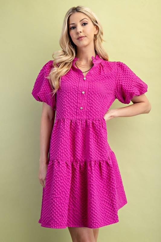 ✨RESTOCK & MORE COLORS ADDED✨ Give Yourself Grace Puff Sleeve Dress