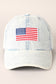 Denim Flag Patch Hat