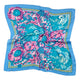 Turquoise Sunday Best Abstract Silk Neck Scarf