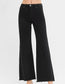 RISEN: With Stride Black Wide Leg Denim
