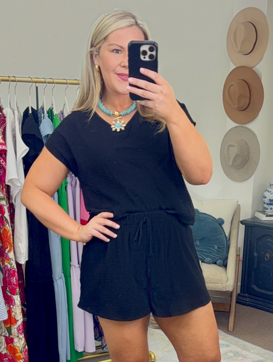 **MORE COLORS** Summer Calling Cotton Gauze Short Set