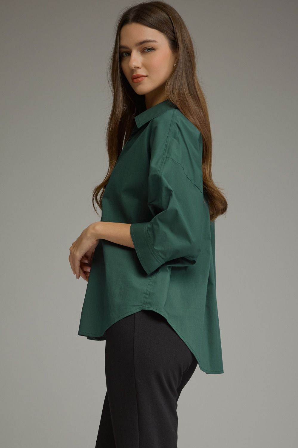 Socialite Status Poplin Blouse