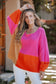 Bright Spot Color Block Knit Top