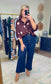 Point Taken Dot Print Button Up Blouse