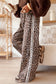 Wild Card Wide Leg Leopard Print Pants