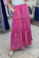 Gypsy Lady Mix Print Maxi Skirt
