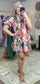 Multi Abstract Print Mini Dress