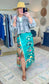 Vibe Check Faux Wrap Skirt