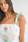 Embroidered Scallop Short Set