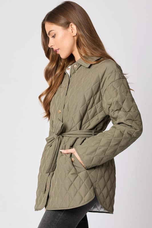 Feel The Chill Quilted Jacket