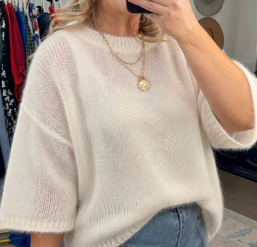 Knit Happens Slouchy Mohair Sweater