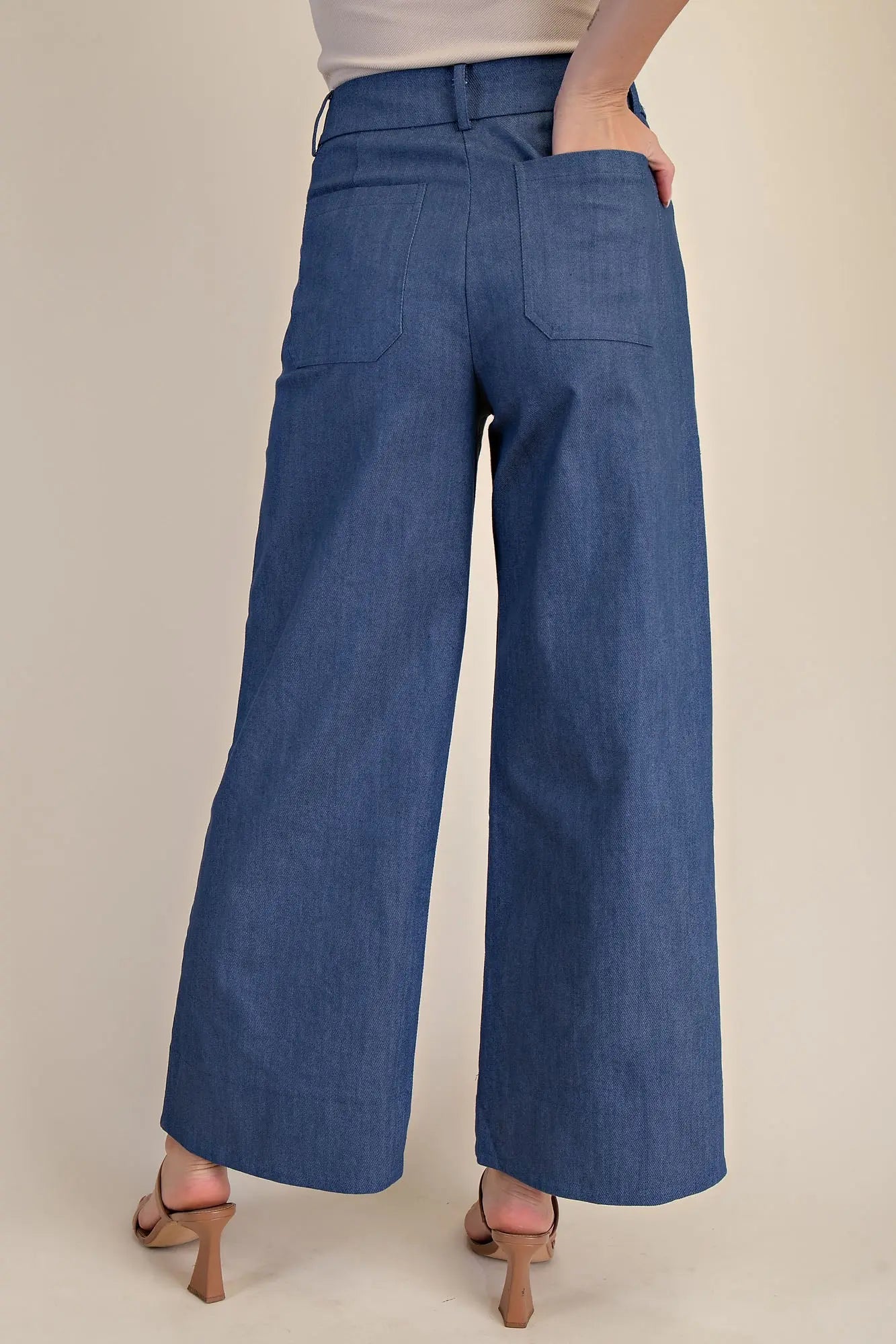 On Point Wide Leg Trousers