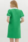 Free Time Scallop Collar Shirt Dress