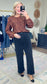 Haute Spot Print Ruffle Blouse