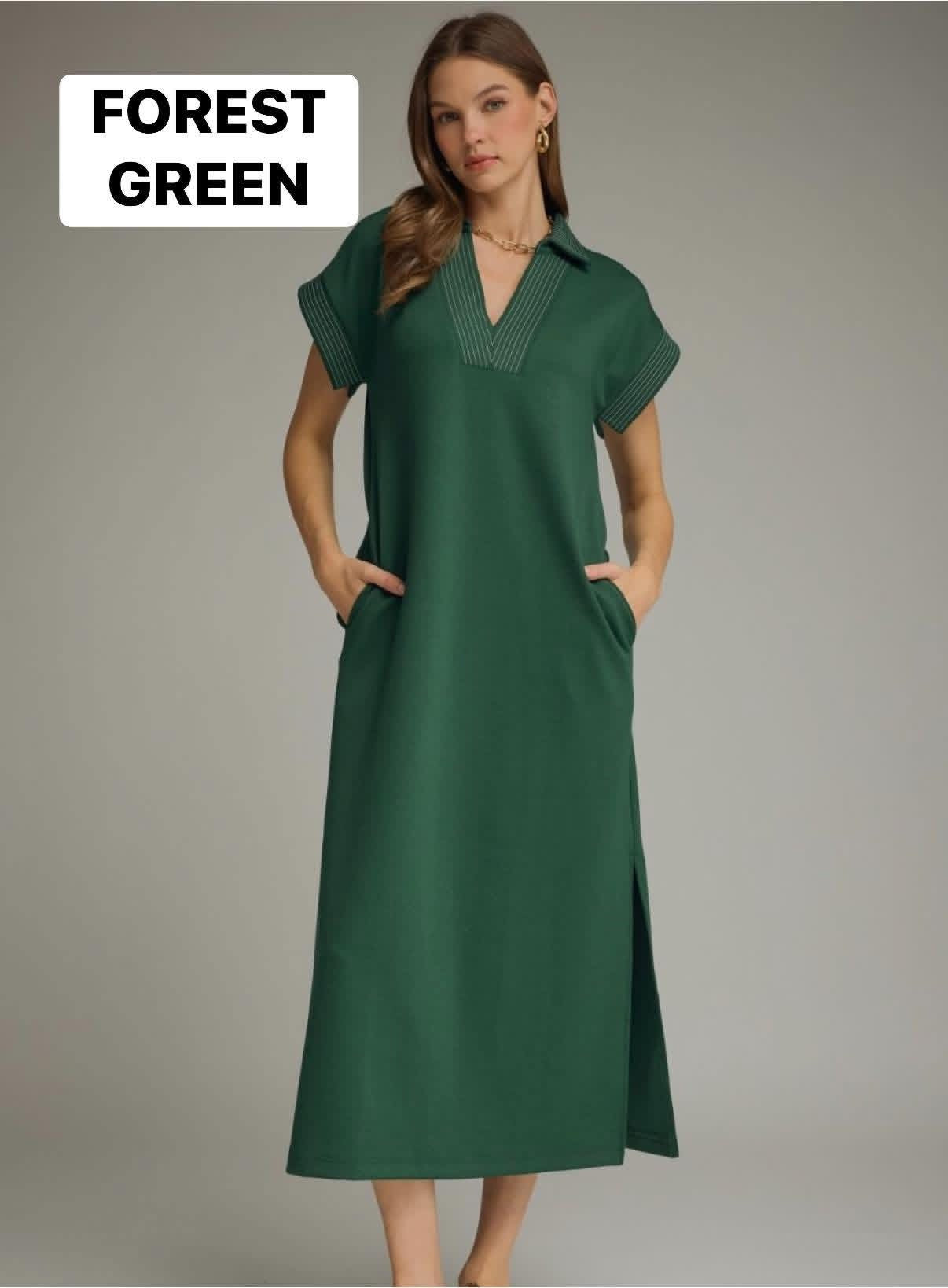 **MORE COLORS** Miss Mainstay Scuba Midi Dress