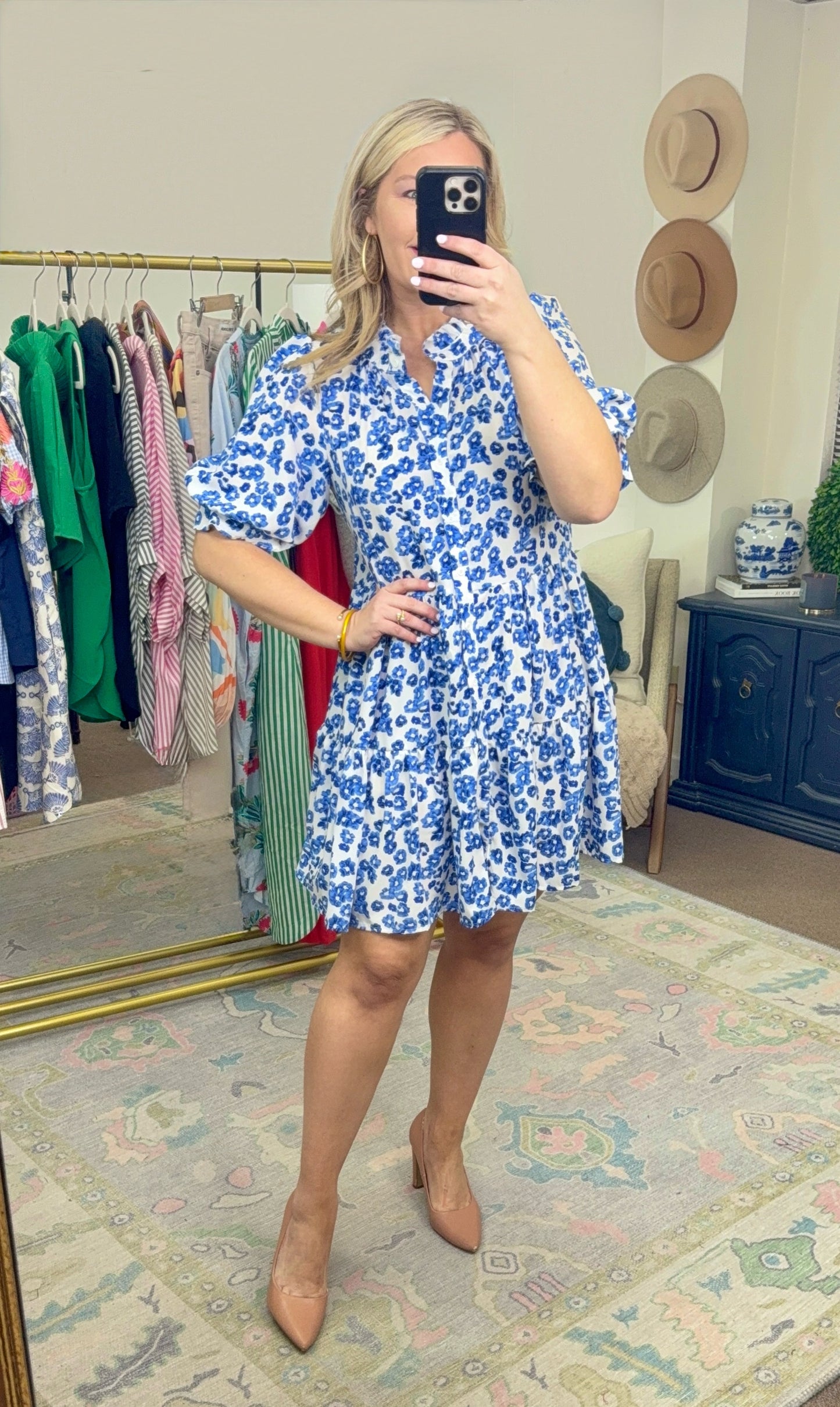 Wildflower Collective Tiered Shirt Dress