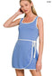 **MORE COLORS** Biggest Fan Scuba Wrap Dress with Shorts